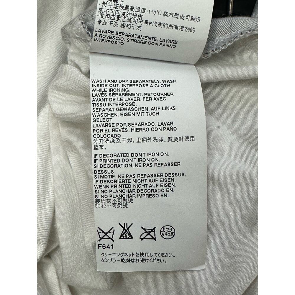 Just Cavalli White & Black Animal Print Geometric Design Short Sleeve T-Shirt XS - Picture 8 of 10